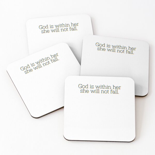 Item preview, God Is Within Her She Will Not Fall God designed and sold by sharedipmemes.