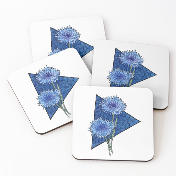 Aperçu de l'œuvre Fleur de bleuet bleu créée et vendue par Art by Sylph.