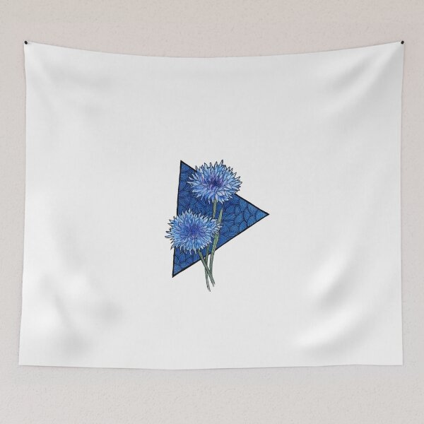 Aperçu de l'œuvre Fleur de bleuet bleu créée et vendue par Art by Sylph.