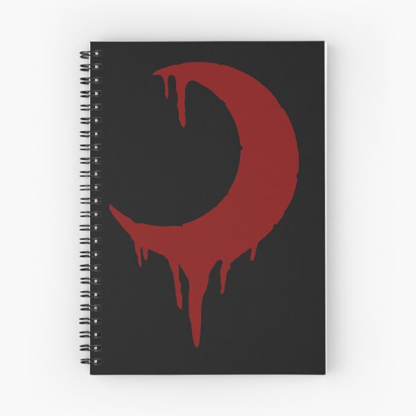 Item preview, Moon dripping red designed and sold by tada-leipzig.