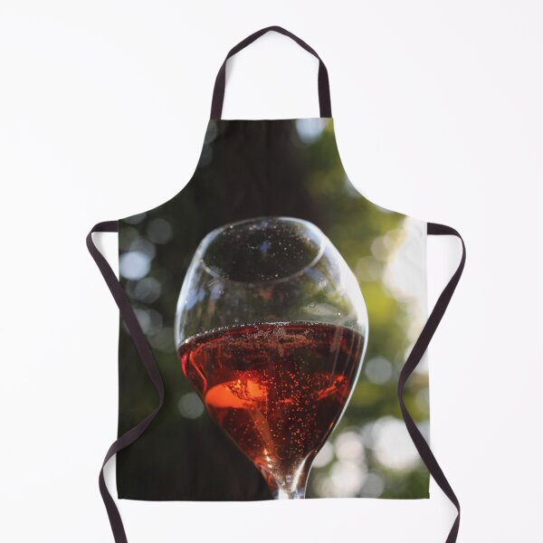 Item preview, Glass of rosé de saignée bubbles designed and sold by wineandwords.