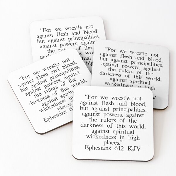 Item preview, Ephesians 6:12 KJV designed and sold by IBMClothing.