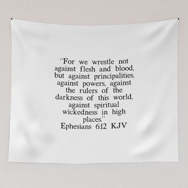 Item preview, Ephesians 6:12 KJV designed and sold by IBMClothing.