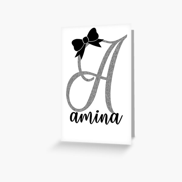 Cartes De Vœux Sur Le Theme Amina Redbubble