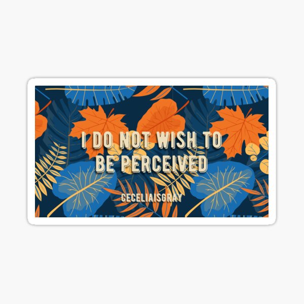 Don’t look at me Sticker