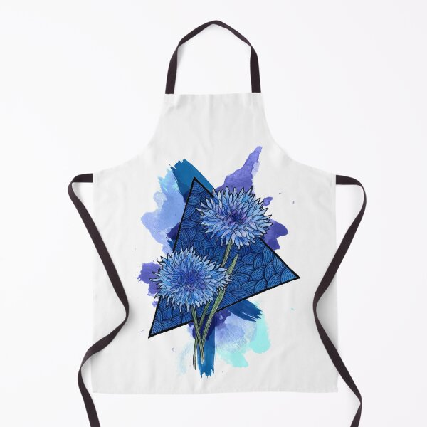 Aperçu de l'œuvre Éclaboussure de bleuet bleu créée et vendue par Art by Sylph.