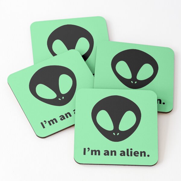 Item preview, I'm An Alien (Black) designed and sold by SarcasticWords.