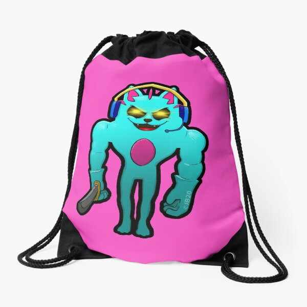 bakon drawstring bags bag gravycatman gravy redbubble koala puppet catman