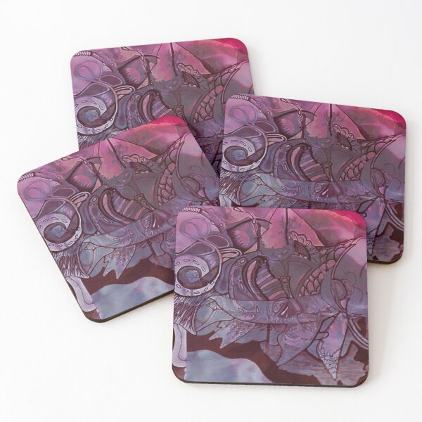 Artikelvorschau, Bright Pink Ocean Doodle Swirly Koi entworfen und verkauft von iamstevivaughn.