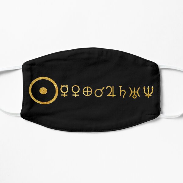 Planet symbols Flat Mask