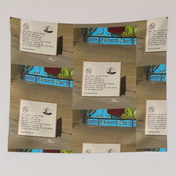 Item preview, Poem of Charlotte Brontë at the church in Hawoth designed and sold by Pelikancrazy.