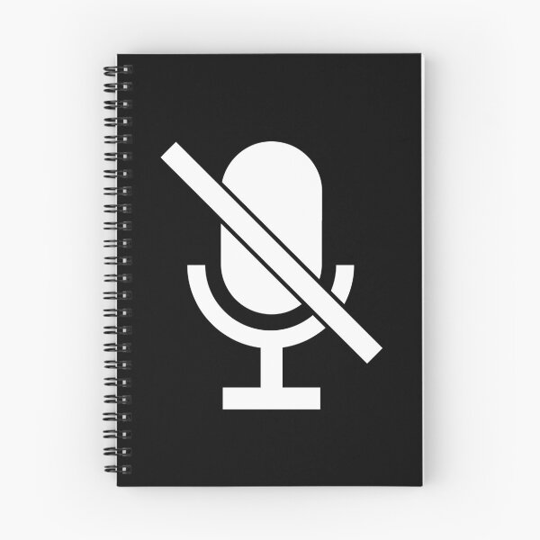 Item preview, Mute icon on black designed and sold by LeenDesign.