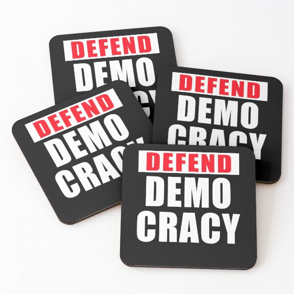 Item preview, DEFEND DEMOCRACY Freedom Equality Justice Civil Rights designed and sold by LoveAndDefiance.