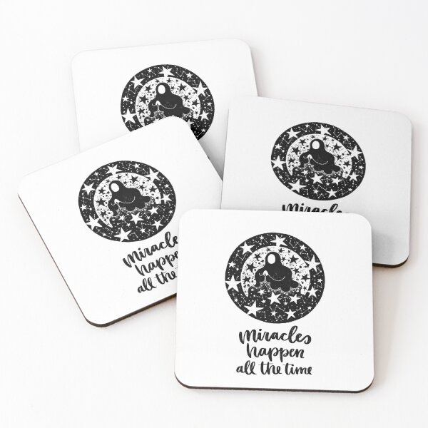 Item preview, Miracles happen all the time designed and sold by InkItStudio.