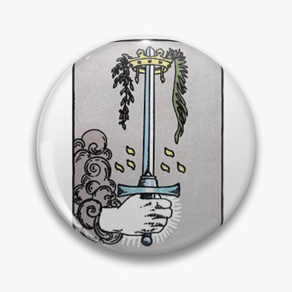 Item preview, Ace of Swords tarot card designed and sold by Blondshell.