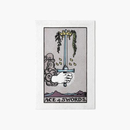 Ace of Swords Tarot Card Art Print