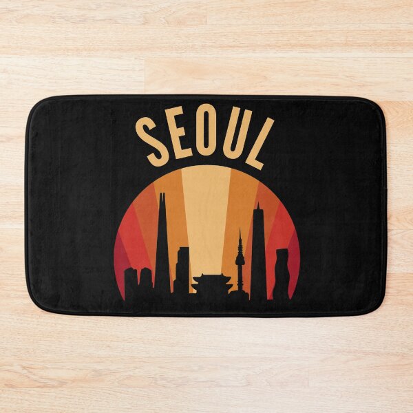 Item preview, Orange Sunset Simple Seoul Skyline designed and sold by Skinpedia.