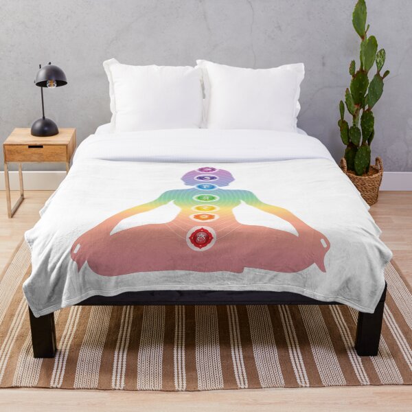 Item preview, 7 Chakra Woman Silhouette Art - 38 WBG designed and sold by chakraplaza.