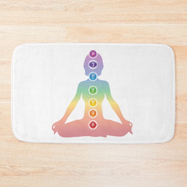 Item preview, 7 Chakra Woman Silhouette Art - 38 WBG designed and sold by chakraplaza.