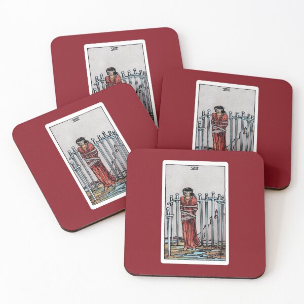 Item preview, Eight of Swords tarot card designed and sold by Blondshell.