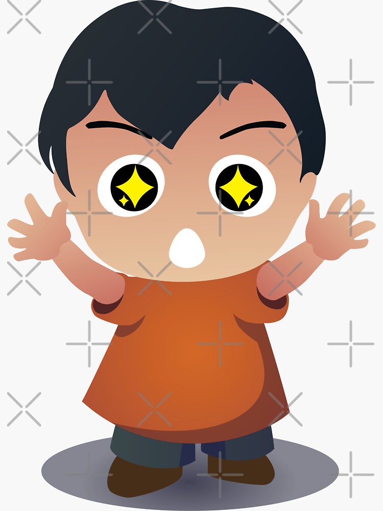 Thumbnail 3 of 3, Sticker, RED STARSTRUCK designed and sold by RedStudio418.