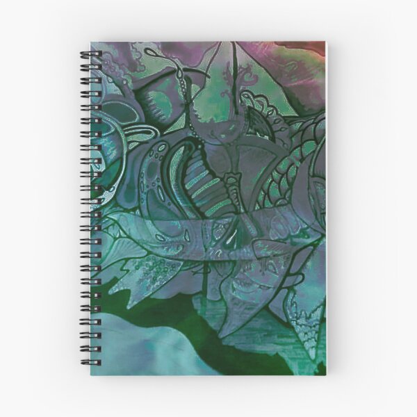 Item preview, Pastel Tie Dyed Swirl Doodle Koi Ship Fish designed and sold by iamstevivaughn.