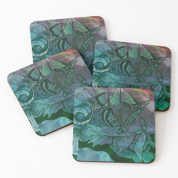 Artikelvorschau, Pastell Tie Dyed Swirl Doodle Koi Schiffsfisch entworfen und verkauft von iamstevivaughn.