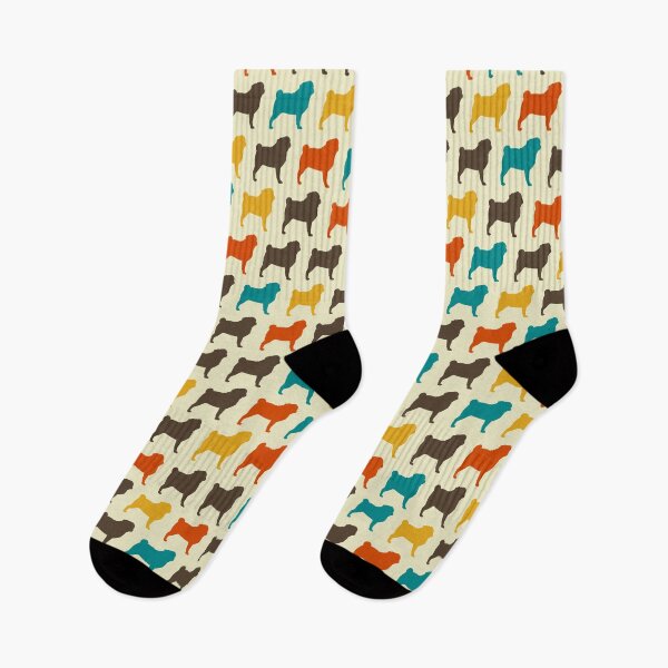 Item preview, Pug Silhouettes | Dog Lover's Pattern designed and sold by Jenn Inashvili.