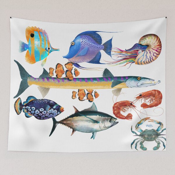 Item preview, A School of Fish designed and sold by TrevorIrvin.
