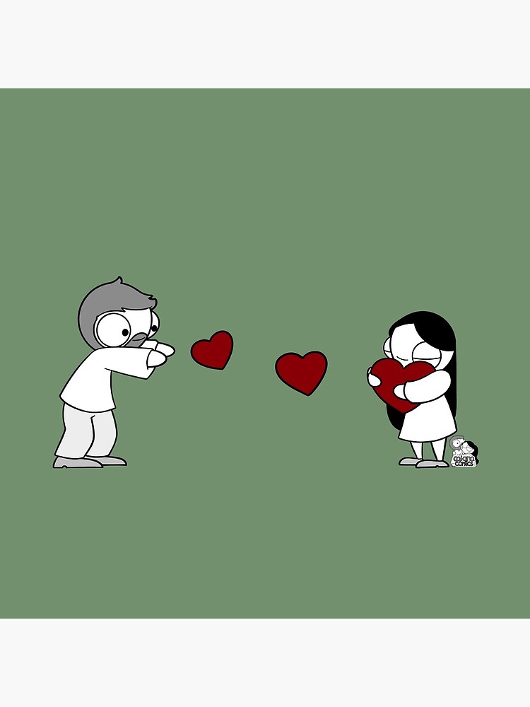 Hearts Throw by catanacomics