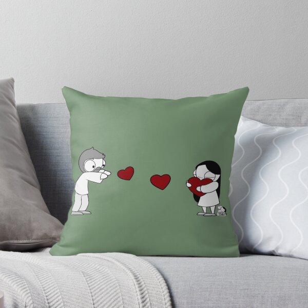 Item preview, Hearts Throw designed and sold by catanacomics.