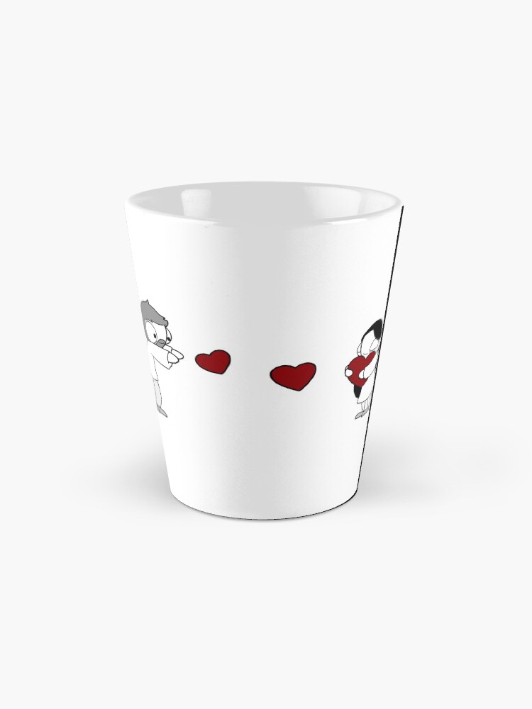 Alternate view of Hearts Throw Mug