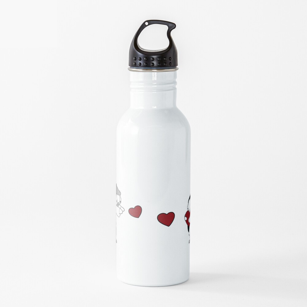 Hearts Throw Water Bottle