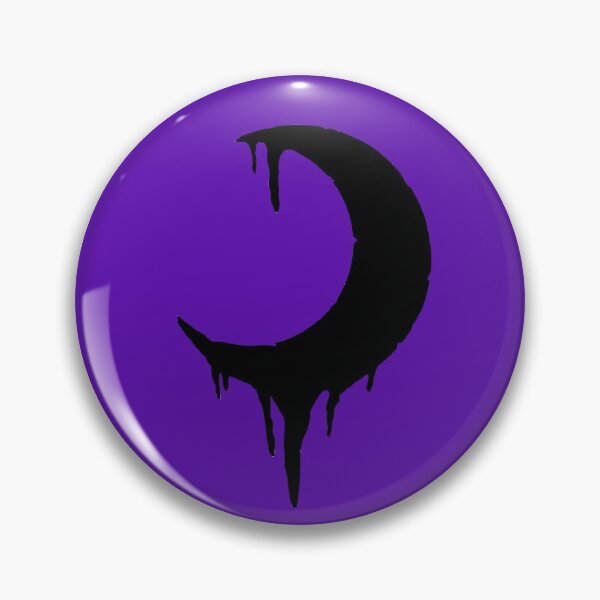 Item preview, Moon dripping black with purple designed and sold by tada-leipzig.
