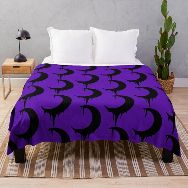 Item preview, Moon dripping black with purple designed and sold by tada-leipzig.
