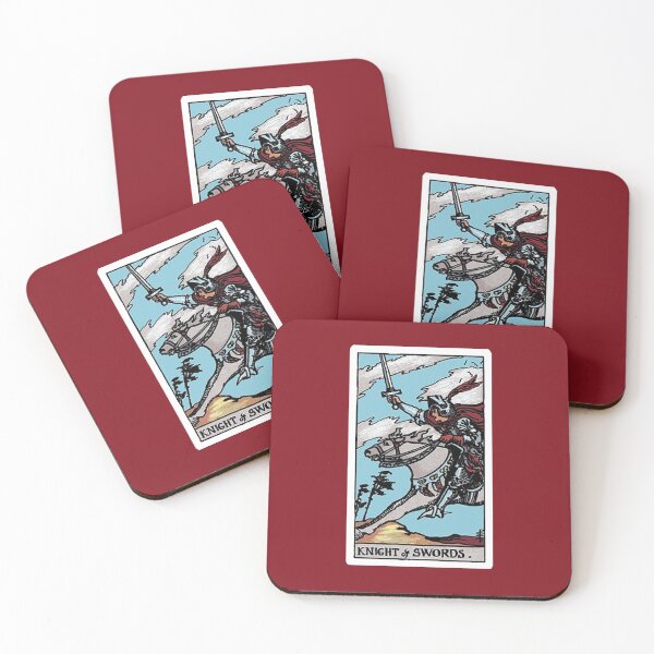 Item preview, Knight of Swords tarot card designed and sold by Blondshell.