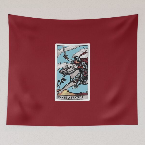Item preview, Knight of Swords tarot card designed and sold by Blondshell.