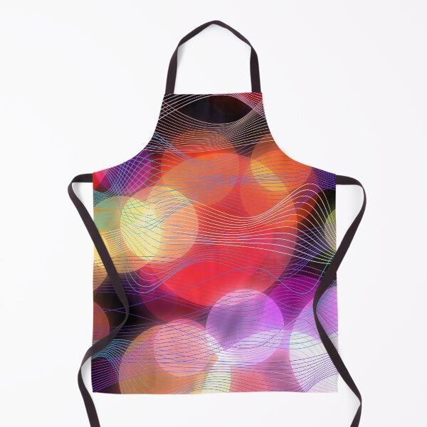Item preview, Party Bokeh Light Bubbles Polkadot Abstract Ombre Energy Waves  Psychedelic Modern Rainbow Vibes Aesthetic Designs Yoga designed and sold by Cymphonyskar.