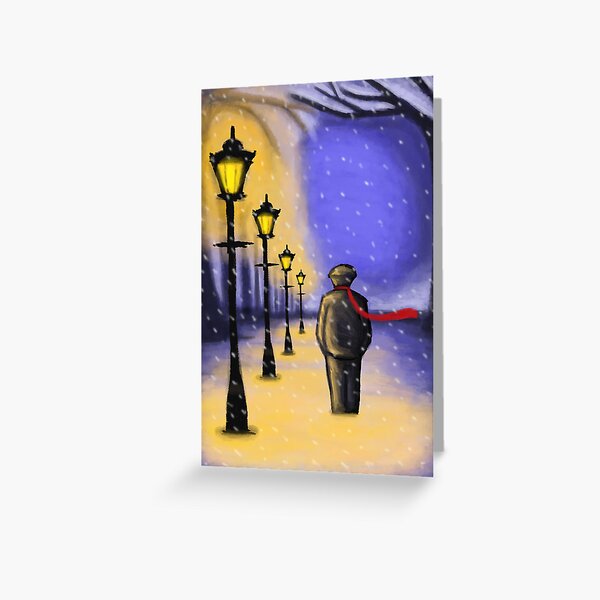 Silent night Greeting Card