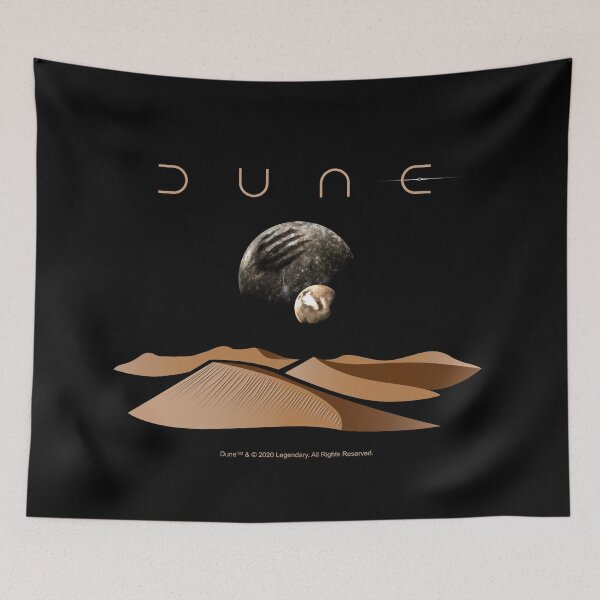 Item preview, Dune Landscape with Moons of Arrakis designed and sold by Reconocer.