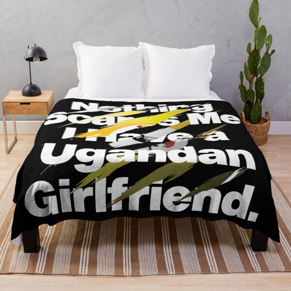 Item preview, Nothing Scares Me I Have a Ugandan Girlfriend designed and sold by elhefe.