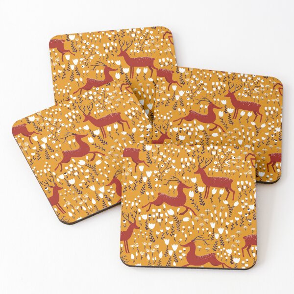 Item preview, Deer in the Autumn Meadow designed and sold by space-kitten.