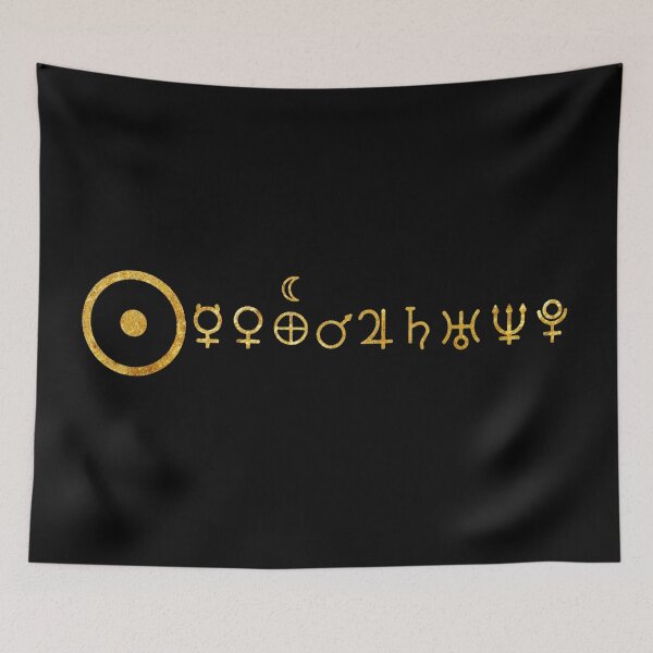 Item preview, Planet Symbols + The Moon & Pluto designed and sold by DotorEaon.