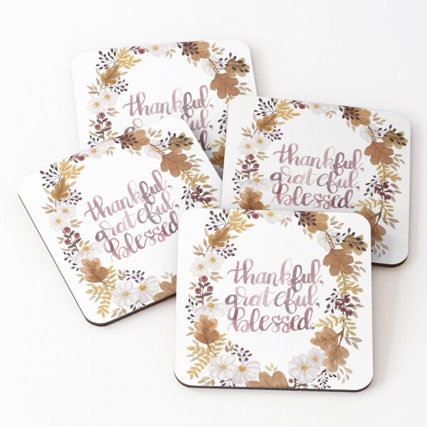 Item preview, Autumn Decor - Thankful, Grateful, Blessed Fall Wreath designed and sold by Angelina Meyer.