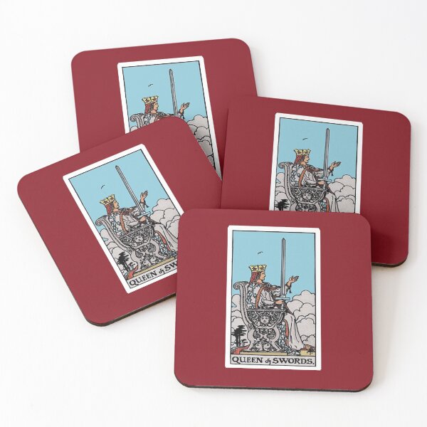 Item preview, Queen of Swords tarot card designed and sold by Blondshell.