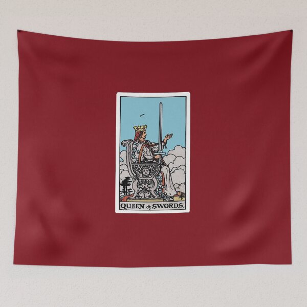 Item preview, Queen of Swords tarot card designed and sold by Blondshell.