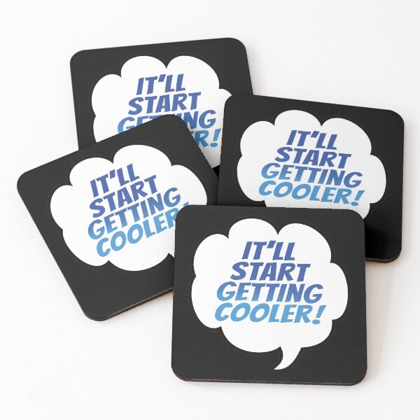 Item preview, It'll Start Getting Cooler (Cartoon Speech Bubble Quote • Silly Trump Meme) designed and sold by SassyClassyMe.