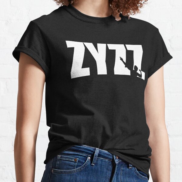 Zyzz Text White Classic T-Shirt