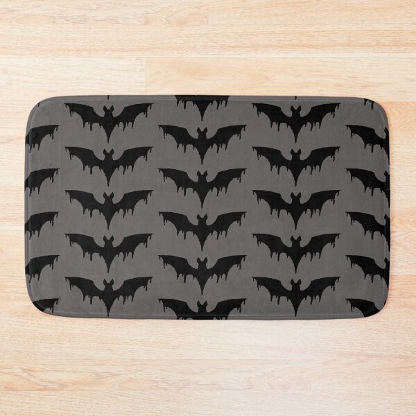 Item preview, Bat dripping black with gray designed and sold by tada-leipzig.