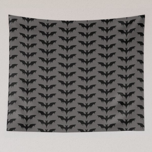 Item preview, Bat dripping black with gray designed and sold by tada-leipzig.